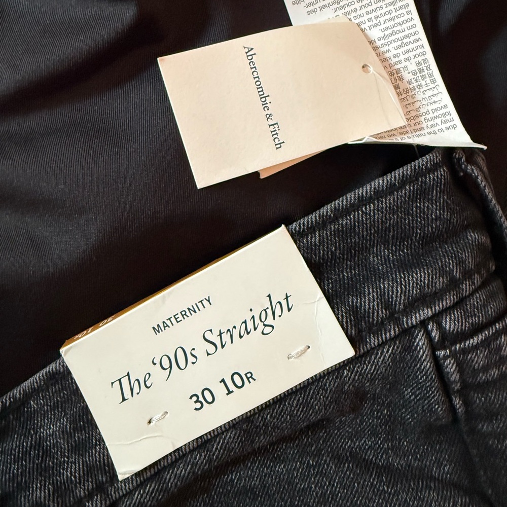 Abercrombie & Fitch Maternity 90’s Straight jeans